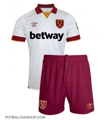West Ham United Dětské Alternativní Dres 2024-25 Krátký Rukáv (+ trenýrky)